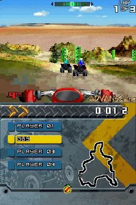 2 Game Pack! - Monster Trucks Mayhem + ATV - Thunder Ridge Riders (USA) screen shot game playing